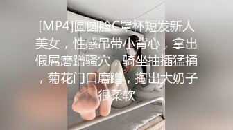 [MP4]圆圆脸C罩杯短发新人美女，性感吊带小背心，拿出假屌磨蹭骚穴，骑坐抽插猛捅，菊花门口磨蹭，掏出大奶子很柔软