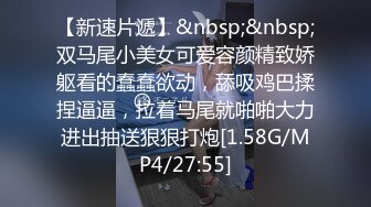 【新速片遞】&nbsp;&nbsp;双马尾小美女可爱容颜精致娇躯看的蠢蠢欲动，舔吸鸡巴揉捏逼逼，拉着马尾就啪啪大力进出抽送狠狠打炮[1.58G/MP4/27:55]