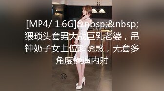 [MP4/ 1.6G]&nbsp;&nbsp;猥琐头套男大战巨乳老婆，吊钟奶子女上位超诱惑，无套多角度操逼内射