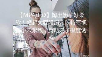 【MP4/HD】掏出奶子好柔软！翘起大屁股掰穴，特写视角小穴紧致，晃动奶子极度诱惑